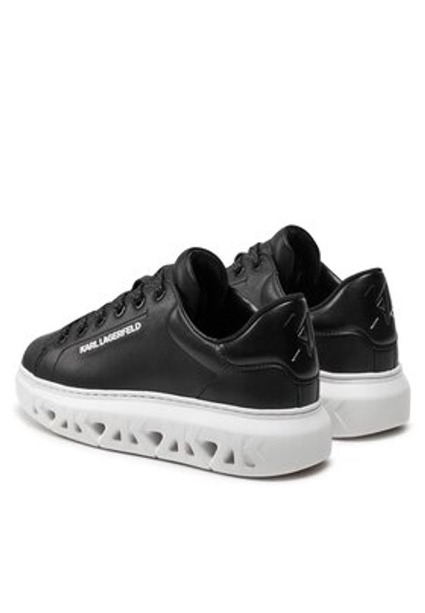 Karl Lagerfeld - KARL LAGERFELD Sneakersy KL64519 Czarny. Kolor: czarny. Materiał: skóra