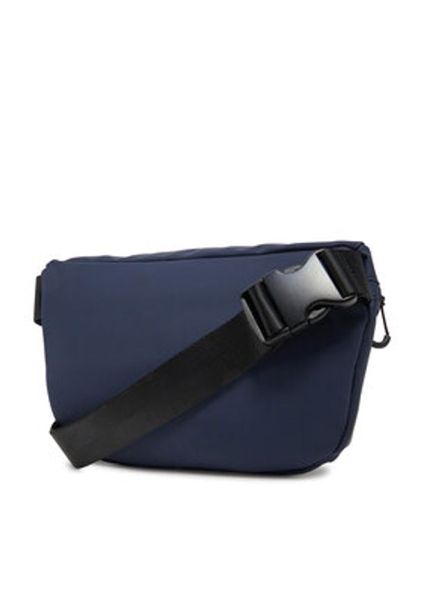 Guess Saszetka HMSOWR P5292 Granatowy. Kolor: niebieski. Materiał: skóra