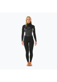 RIPCURL - Pianka do pływania damska Rip Curl Dawn Patrol 3/2 mm Chest Zip. Kolor: czarny