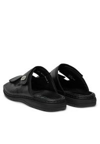 Rieker Klapki 25590-00 Czarny. Kolor: czarny. Materiał: skóra #4