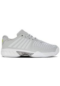 Buty do tenisa damskie K-Swiss Express Light 3. Kolor: szary. Materiał: materiał, syntetyk. Szerokość cholewki: normalna. Sport: tenis