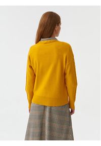 Tatuum Sweter Poli T2319.091 Żółty Oversize. Kolor: żółty. Materiał: wiskoza