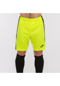 Spodenki do piłki nożnej męskie Joma Maxi. Kolor: czarny, zielony, wielokolorowy, żółty. Materiał: poliester. Sport: piłka nożna