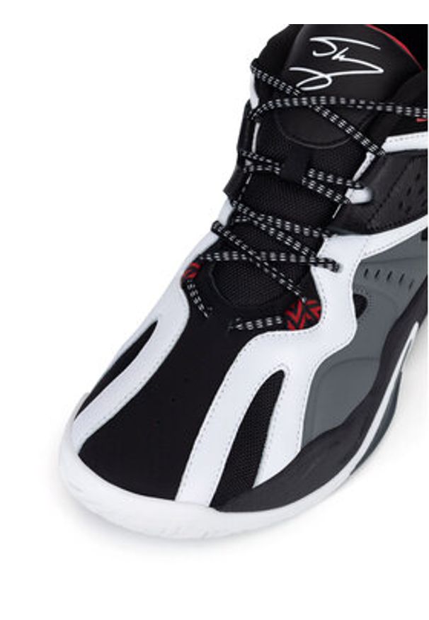 Shaq - SHAQ Buty do koszykówki SHAQNOTIX AQ95008M-BWR Czarny. Kolor: czarny. Materiał: skóra. Sport: koszykówka