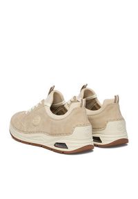 Rieker Sneakersy 44562-62 Beżowy. Kolor: beżowy. Materiał: materiał #3