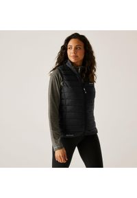 Regatta - Marizion Damska kamizelka spacerowa z przegrodami. Kolor: czarny. Sport: turystyka piesza #1