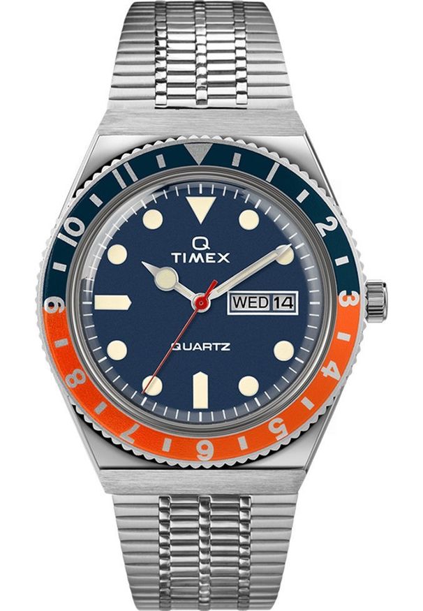 Zegarek Timex Zegarek męski Timex TW2U61100 srebrny. Kolor: srebrny