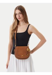 MICHAEL Michael Kors Torebka Josie 30S6AQ5M6O Brązowy. Kolor: brązowy. Materiał: zamszowe, skórzane #1