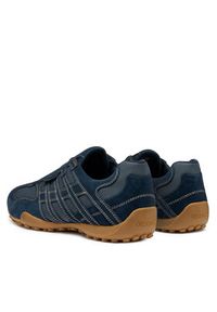 Geox Sneakersy U Snake Original U56MNB 022EK C4002 Granatowy. Kolor: niebieski. Materiał: zamsz, skóra #5