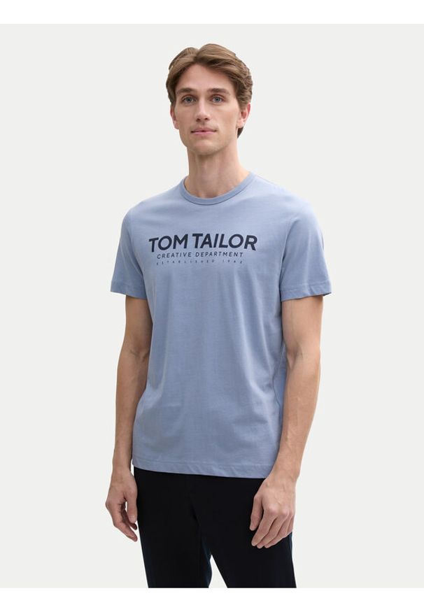 Tom Tailor T-Shirt 1045940 Niebieski Regular Fit. Kolor: niebieski. Materiał: bawełna