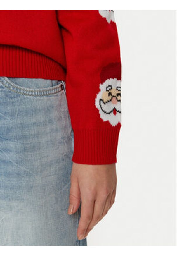 YSABEL MORA - Ysabel Mora Sweter 70028 Czerwony Regular Fit. Kolor: czerwony. Materiał: syntetyk