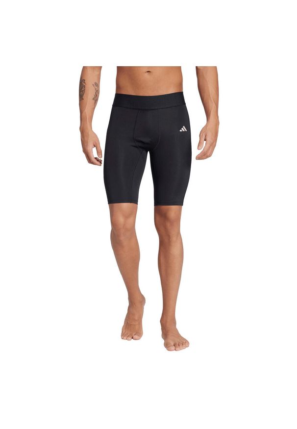 Adidas Sport Tf Shrt Tight Spodenki M Dorosłych. Kolor: czarny. Długość: krótkie. Sport: piłka nożna