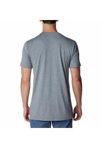 columbia - Koszulka Turystyczna Męska Columbia Tech Trail Graphic T-Shirt. Kolor: szary