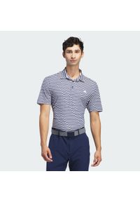 Adidas - Koszulka Ultimate365 Mesh Print Polo. Typ kołnierza: polo. Kolor: niebieski, wielokolorowy, biały. Materiał: mesh. Wzór: nadruk. Styl: sportowy
