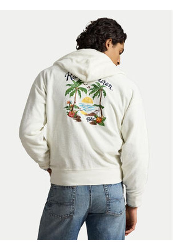 Polo Ralph Lauren Bluza 710B14590001 Kremowy Relaxed Fit. Typ kołnierza: polo. Kolor: kremowy. Materiał: bawełna