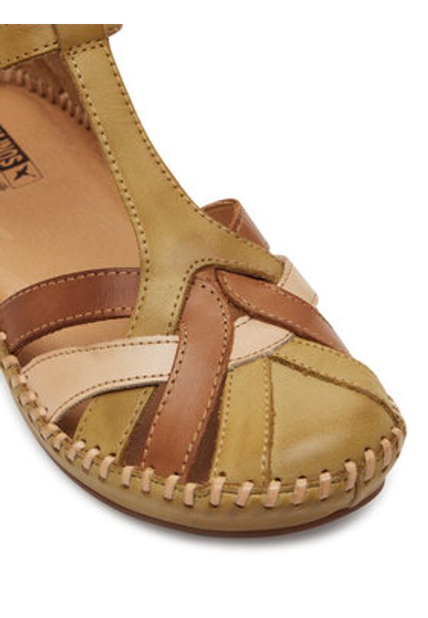 Pikolinos Sandały 655-0732C5 Zielony. Kolor: zielony. Materiał: skóra