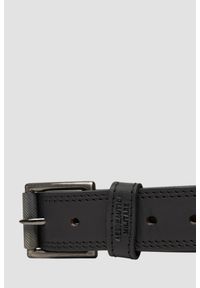 Aeronautica Militare - AERONAUTICA MILITARE Czarny skórzany męski pasek, Rozmiar L. Kolor: czarny. Materiał: skóra. Wzór: moro. Styl: casual, klasyczny, elegancki, militarny #2