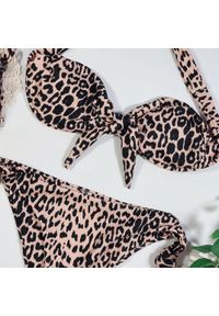 Intica - Bikini bez ramiączek w kropki na plażę i basen Phyliss. Materiał: materiał. Długość: długie. Wzór: kropki #4