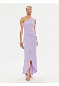 Rinascimento Sukienka wieczorowa CFC0118275003 Fioletowy Regular Fit. Kolor: fioletowy. Materiał: syntetyk. Styl: wizytowy #3