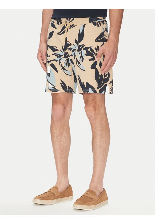 Only & Sons Szorty materiałowe Piero 22034086 Beżowy Relaxed Fit. Kolor: beżowy. Materiał: syntetyk