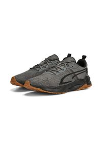 Buty do chodzenia męskie Puma STRIDE. Kolor: wielokolorowy, czarny, szary. Materiał: materiał, syntetyk, tkanina. Sport: turystyka piesza