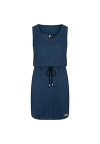 LOLË - Sukienka damska LOAP Necla bez rękawów, niebieska, XL. Okazja: na co dzień. Kolor: niebieski. Długość rękawa: bez rękawów. Typ sukienki: sportowe. Styl: casual, sportowy #1