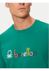 United Colors of Benetton - United Colors Of Benetton T-Shirt 3I1XU109Q Zielony Relaxed Fit. Kolor: zielony. Materiał: bawełna