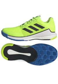 Adidas - Buty do siatkówki adidas CrazyFlight M HP3356 zielone. Zapięcie: sznurówki. Kolor: zielony. Materiał: syntetyk. Szerokość cholewki: normalna. Model: Adidas Crazy. Sport: siatkówka #9