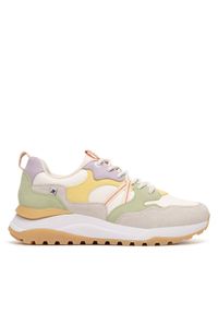 Rieker Revolution Lifestyle Sneakersy W2501-81 Beżowy. Kolor: beżowy. Materiał: materiał