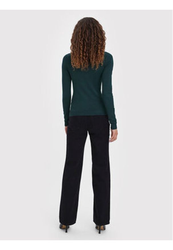 Vero Moda Golf Glory 10231630 Zielony Slim Fit. Typ kołnierza: golf. Kolor: zielony. Materiał: wiskoza