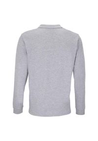 SOL'S - Koszulka Polo Z Długim Rękawem Dla Dorosłych Unisex Planet. Okazja: na co dzień. Typ kołnierza: polo. Kolor: szary. Długość rękawa: długi rękaw. Długość: długie. Styl: casual