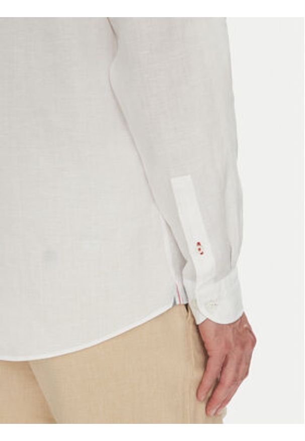 Hechter Paris Koszula 60356 151600 Biały Regular Fit. Kolor: biały