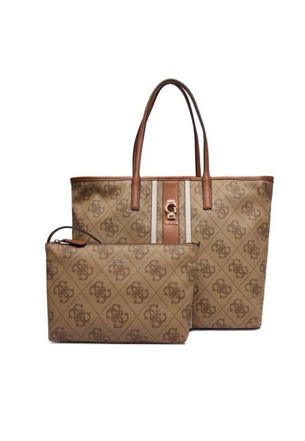 Guess Torebka Erenia HWSO78 38240 Brązowy. Kolor: brązowy. Materiał: skórzane