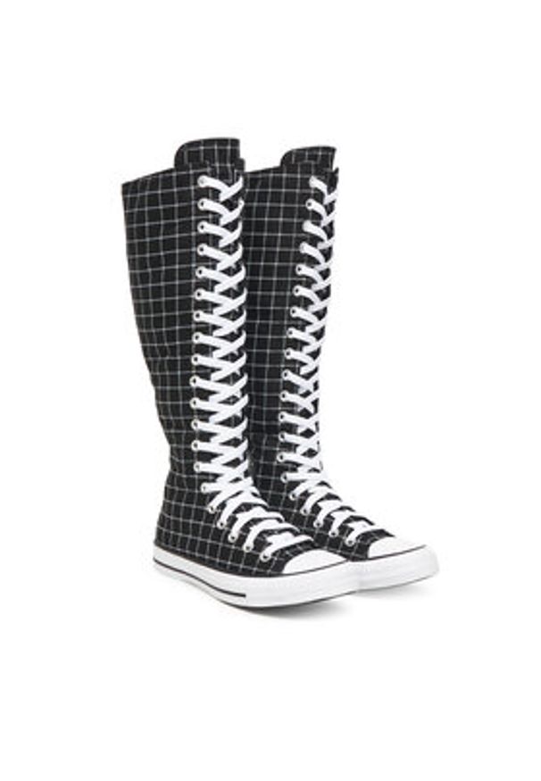 Converse Trampki Chuck Taylor All Star XXHi Plaid A13019C Czarny. Kolor: czarny. Materiał: materiał