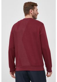 Armani Exchange bluza 6KZMFA.ZJY1Z męska kolor bordowy z nadrukiem. Kolor: czerwony. Materiał: dzianina. Wzór: nadruk #4