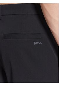 BOSS - Boss Szorty materiałowe 50487534 Czarny Slim Fit. Kolor: czarny. Materiał: materiał, bawełna #4