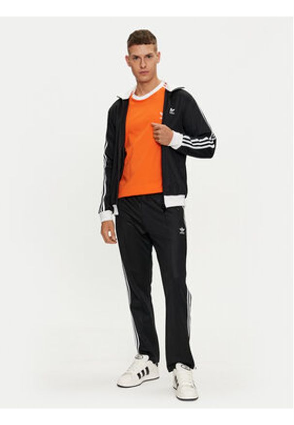 Adidas - adidas Bluza adicolor Classics Beckenbauer II5763 Czarny Slim Fit. Kolor: czarny. Materiał: bawełna, syntetyk
