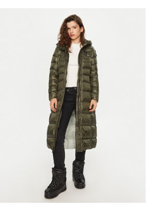 Blauer Kurtka puchowa 24WBLDK03040 Zielony Regular Fit. Kolor: zielony. Materiał: syntetyk
