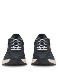 Rieker Sneakersy M6601-14 Granatowy. Kolor: niebieski. Materiał: materiał #5