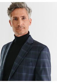 Pako Lorente - PAKO LORENTE – Granatowa marynarka garniturowa. Kolor: niebieski. Styl: elegancki #8