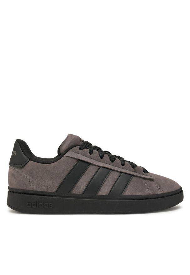 Adidas - adidas Sneakersy Grand Court Alpha JP7632 Szary. Kolor: szary. Materiał: zamsz, skóra