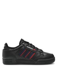 Adidas - adidas Sneakersy Continental 80 Stripes J FY2698 Czarny. Kolor: czarny. Materiał: skóra