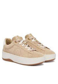 MICHAEL Michael Kors Sneakersy Dootie 43T6DTFS1S Beżowy. Kolor: beżowy. Materiał: zamsz, skóra #4