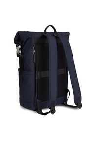 TOMMY HILFIGER - Tommy Hilfiger Plecak Th Signature Rolltop Backpack AM0AM12221 Granatowy. Kolor: niebieski. Materiał: materiał #3