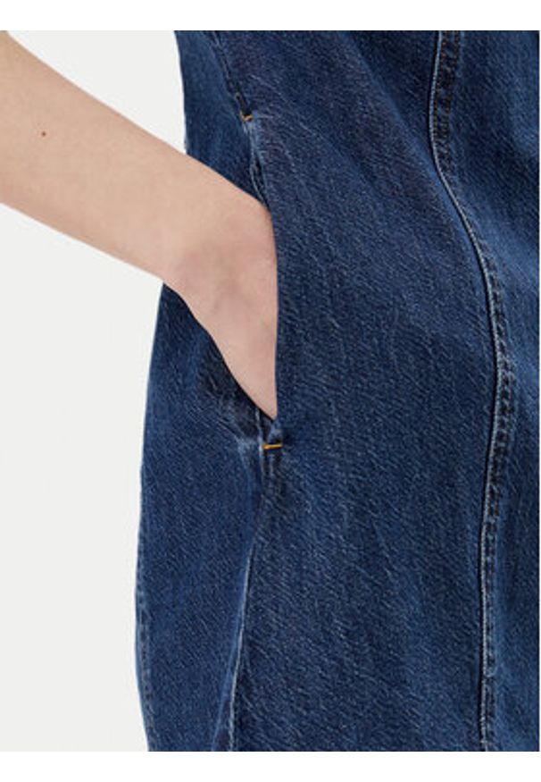 Levi's® Sukienka jeansowa Rinoa 001HR-0000 Niebieski Standard Fit. Kolor: niebieski. Materiał: bawełna