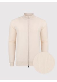 Pako Lorente - PAKO LORENTE – Sweter męski rozpinany w kolorze beżowym. Kolor: beżowy. Materiał: bawełna. Sezon: wiosna #8