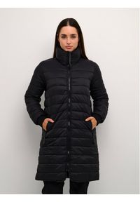 Kaffe Płaszcz przejściowy Lira 10507223 Czarny Regular Fit. Kolor: czarny. Materiał: syntetyk