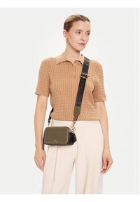 Aldo Torebka Dwuma 14076972 Khaki. Kolor: brązowy. Materiał: skórzane