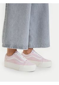 Vans Tenisówki Old Skool Platform VN0009PZGSF1 Różowy jasny. Kolor: różowy. Materiał: skóra, zamsz. Obcas: na platformie #1