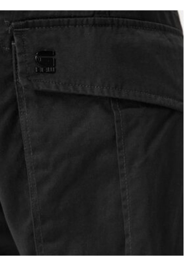 G-Star RAW - G-Star Raw Spodnie materiałowe Rovic D02190-5126-6484 Czarny Tapered Fit. Kolor: czarny. Materiał: bawełna